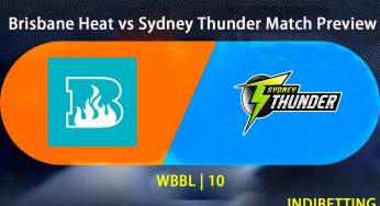Brisbane Heat vs Sydney Thunder Match Preview: WBBL | 10
