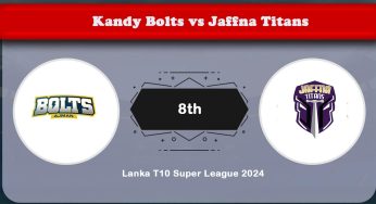 Kandy Bolts vs Jaffna Titans: 8th Match Preview & Prediction