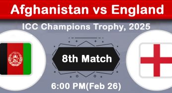 Afghanistan vs England Match Preview & Prediction – ICC Champions Trophy, 2025