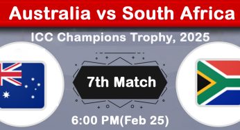 Australia vs South Africa ICC Champions Trophy 2025 | Match Preview & Prediction