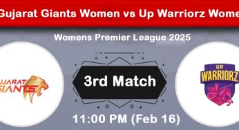 Gujarat Giants Women vs Up Warriorz Women Womens Premier League 2025 | Match Preview & Prediction