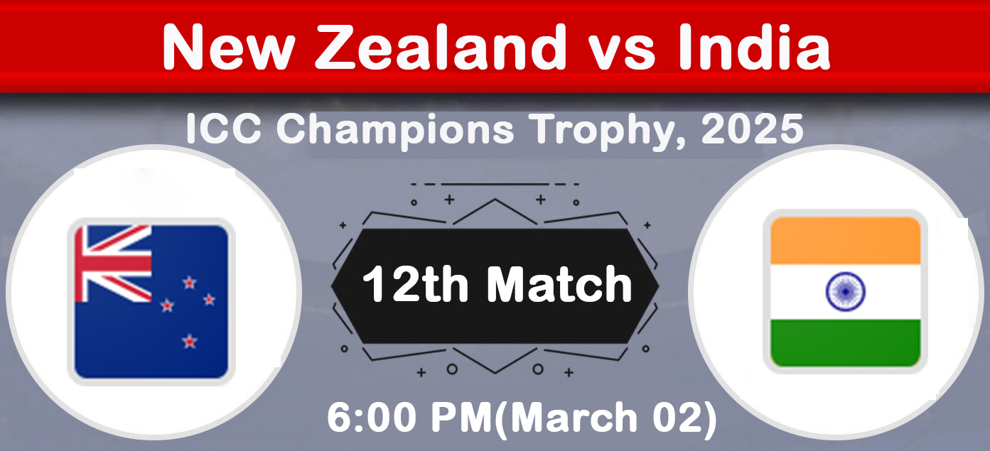 New Zealand vs India Preview & Prediction ICC Champions Trophy, 2025