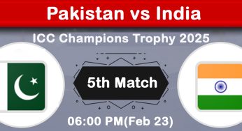 Pakistan vs India ICC Champions Trophy 2025 | Match Preview & Prediction