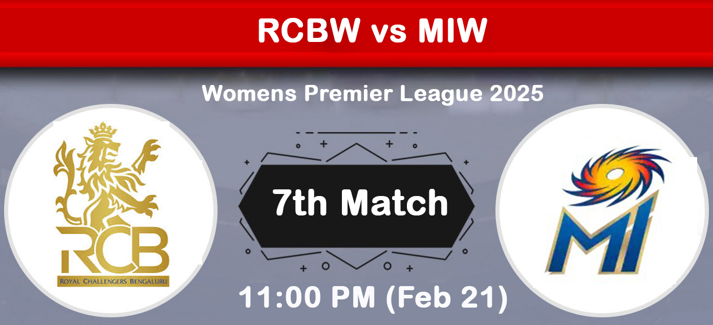 RCBW vs MIW Womens Premier League 2025 | Match Preview & Prediction