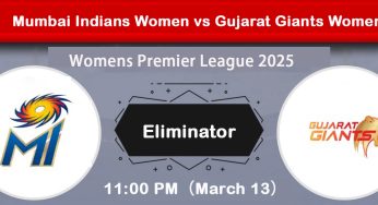 Mumbai Indians Women vs Gujarat Giants Women Eliminator Preview & Prediction