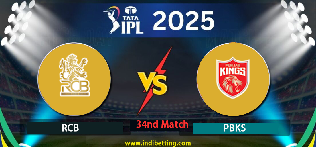 Royal Challengers Bengaluru vs Punjab Kings 34th Match Preview & Prediction | IPL 2025