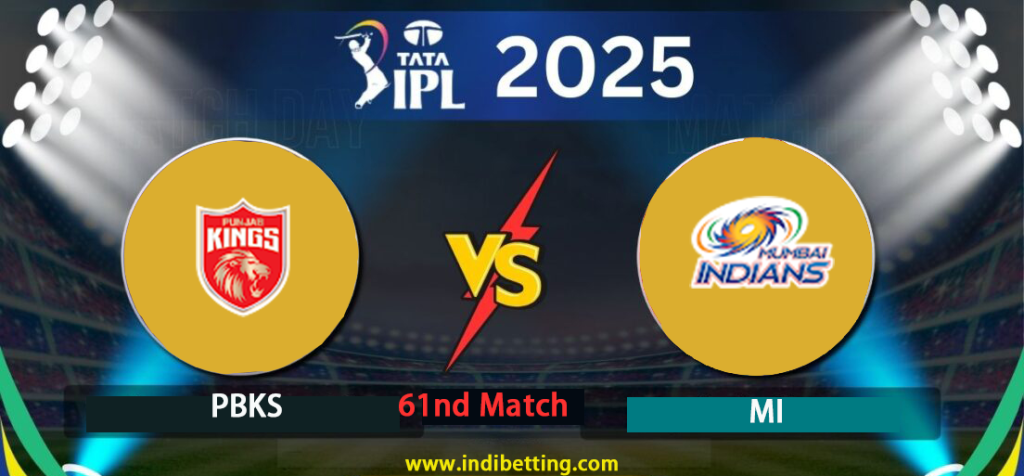PBKS vs MI, 61st Match